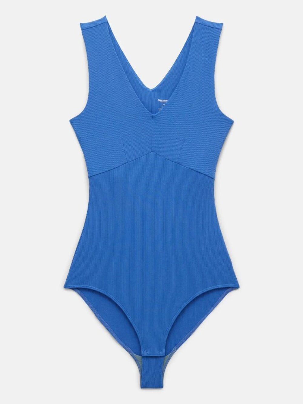 Cobalt Amelia V-Neck ribbed bodysuit